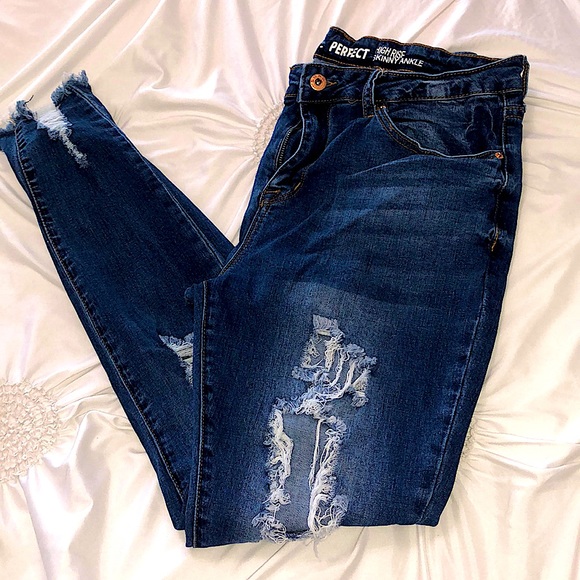 Song of Style Denim - S.O.N.G Perfect High rise skinny ankle